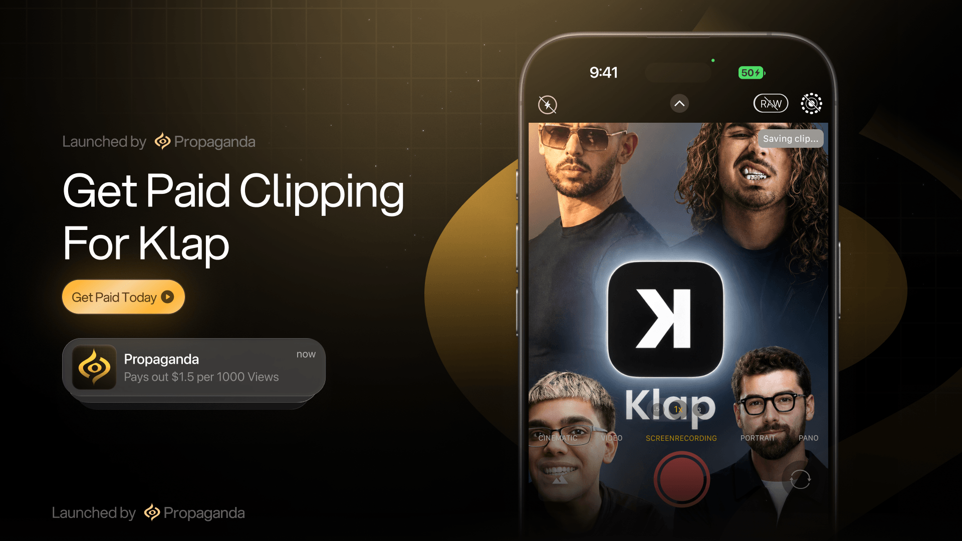 Klap Viral Clipping | $7,000 budget | $2 CPM