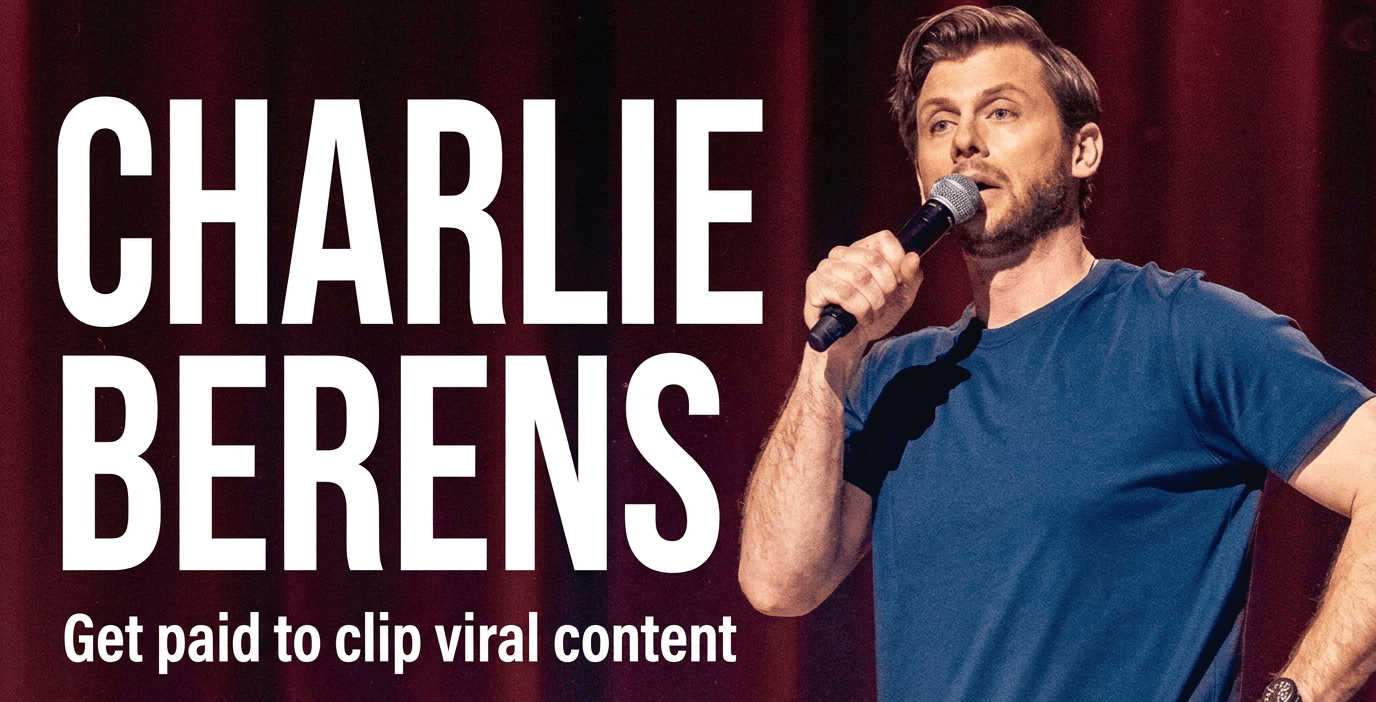 Charlie Berens: Get paid 1$ per 1000 views