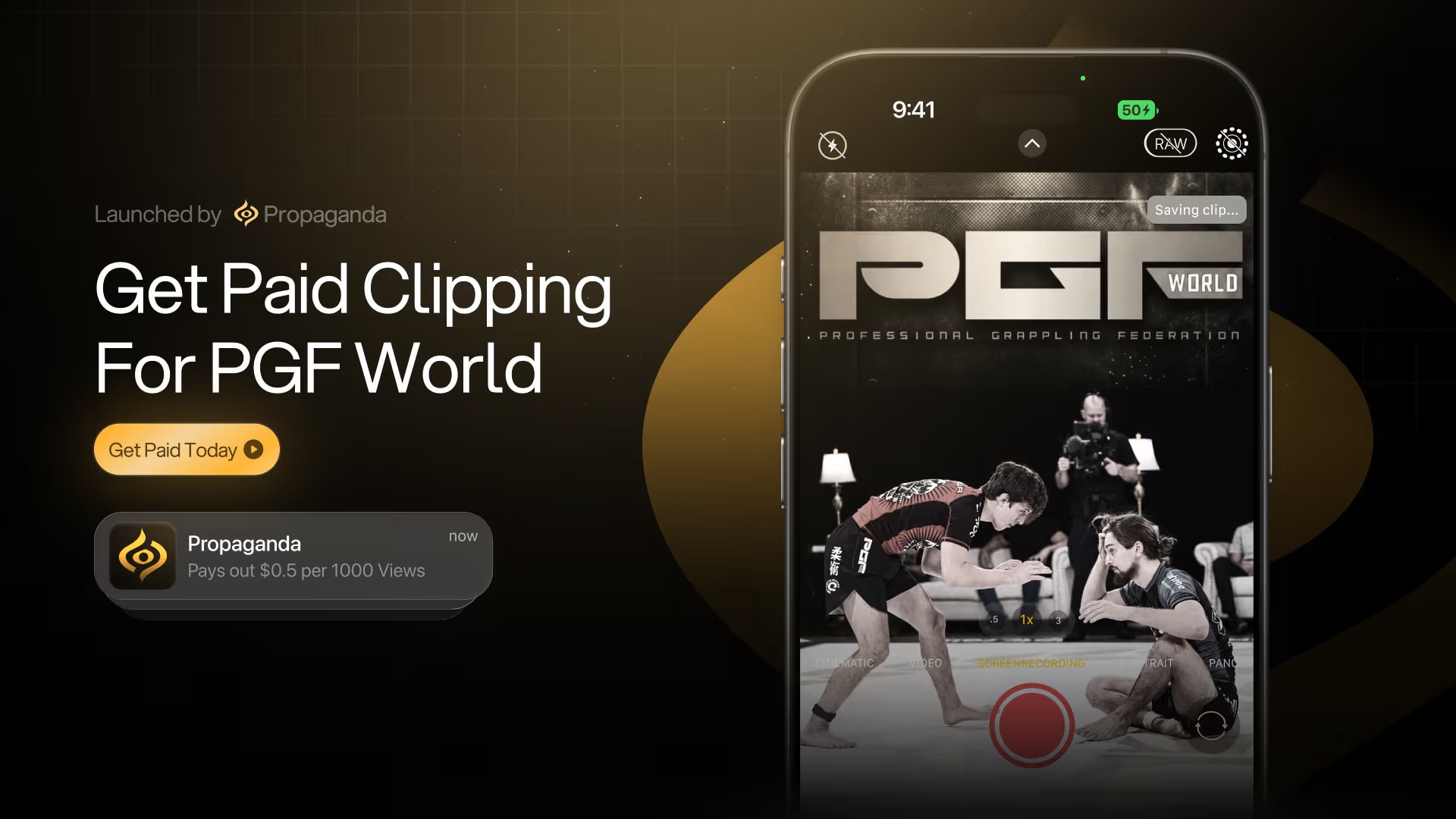 PGF Clipping | $5K Budget | $0.80 CPM