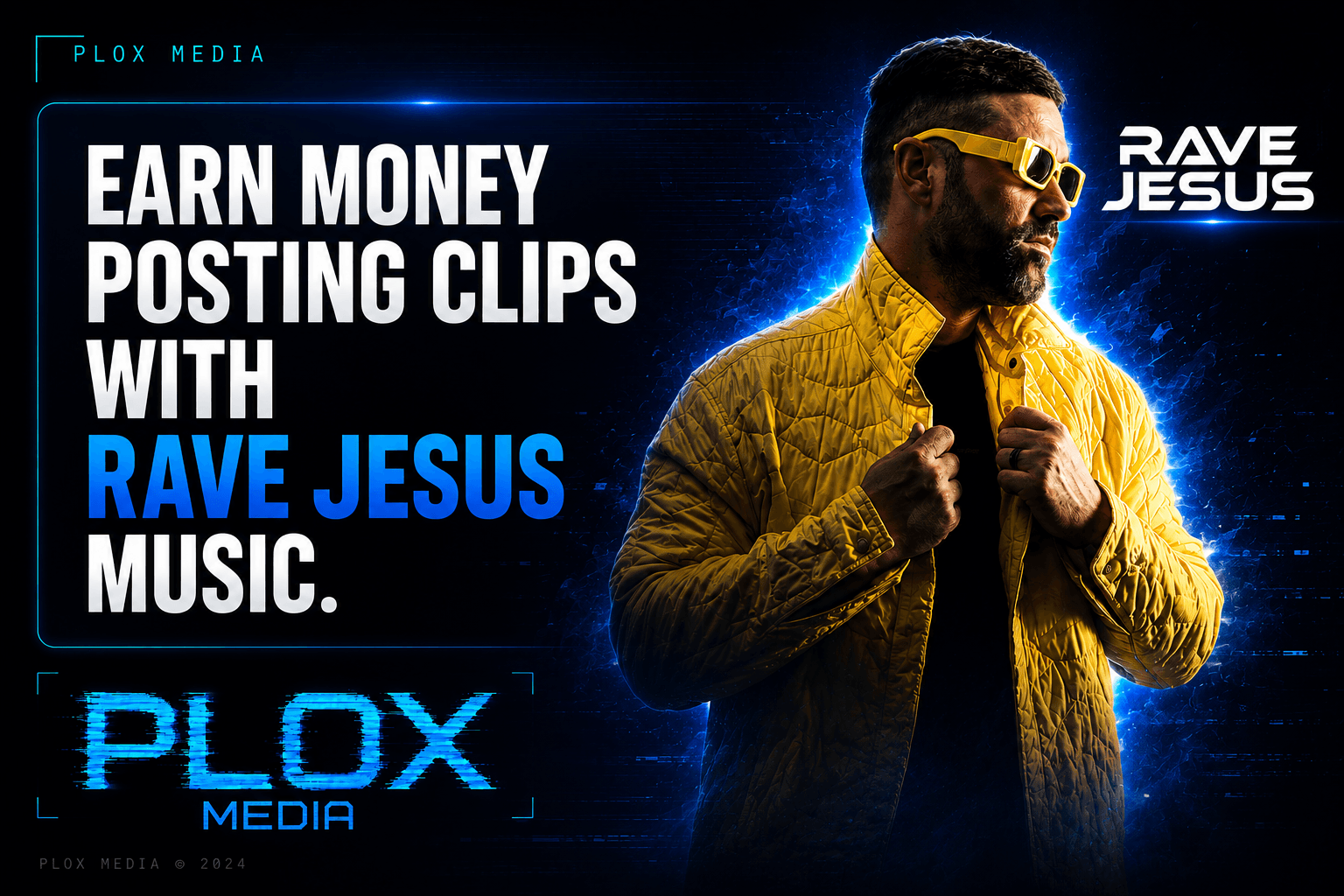 Rave Jesus | $2.00 CPM (EDM & Festival Edits