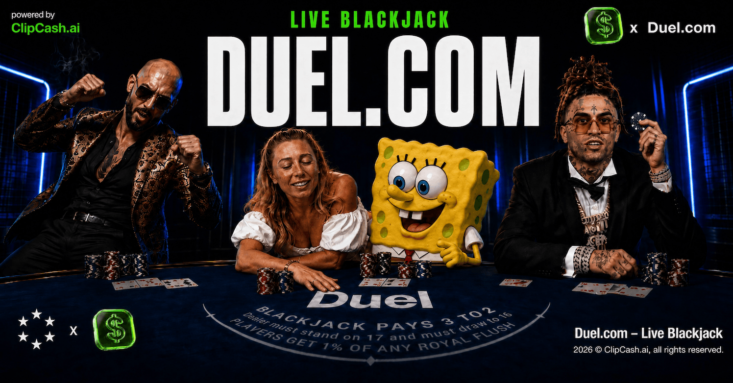 DUEL.COM | LIVE BLACKJACK CLIPPING
