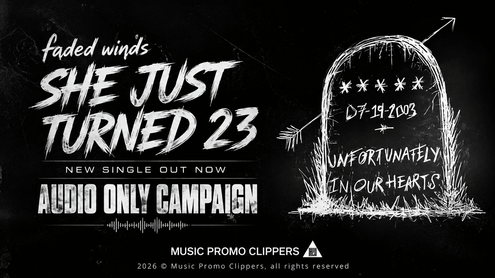 Faded Winds - She Just Turned 23 | Music Audio Only Campaign